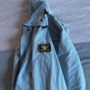 Oversized Blue Denim Jacket